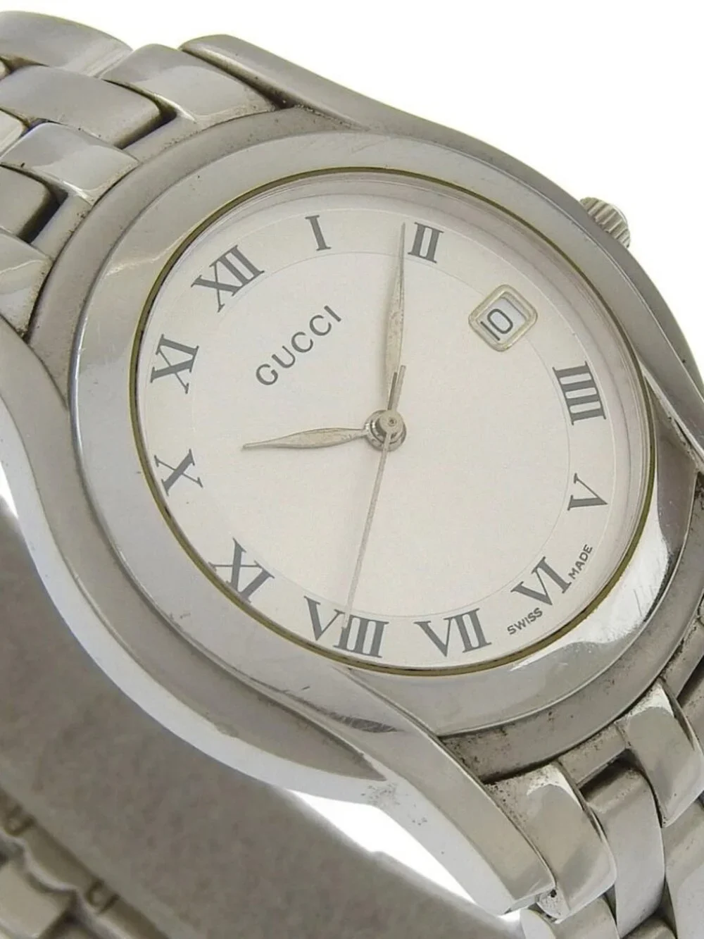 GUCCI Watches 5500M Silver SilverDial Stainless Steel Quartz Analog displa... - Picture 2 of 13